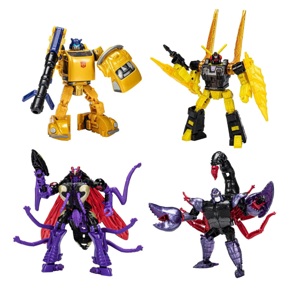 Photos - Action Figures / Transformers Buzzworthy Bumblebee Creatures Collide Multipack