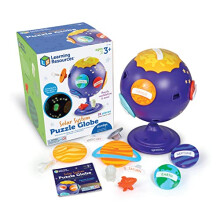 Solar System Puzzle Globe, STEM Toys for Kids, Space Décor, Educational Toy, 21 Pieces, Age 3+