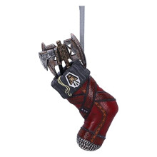 Lord of the Rings Gimli Stocking Hanging Ornament 8.7cm, Resin, Officially Licensed Lord of the Rings Hanging Ornament, Cast in the Finest Resin, Hand