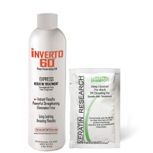 INVERTO 60 Multi-Functional Keratin Hair Treatment Formaldehyde-Free Starter Keratin Hair Treatment Straightening kit 120ml
