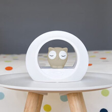 Lou The Owl Nightlight - Scare The Dark Away with Lou | Auto Off and Cry Sensor | Two Adjustable Brightness | Cry Activated Nightlight | Baby &