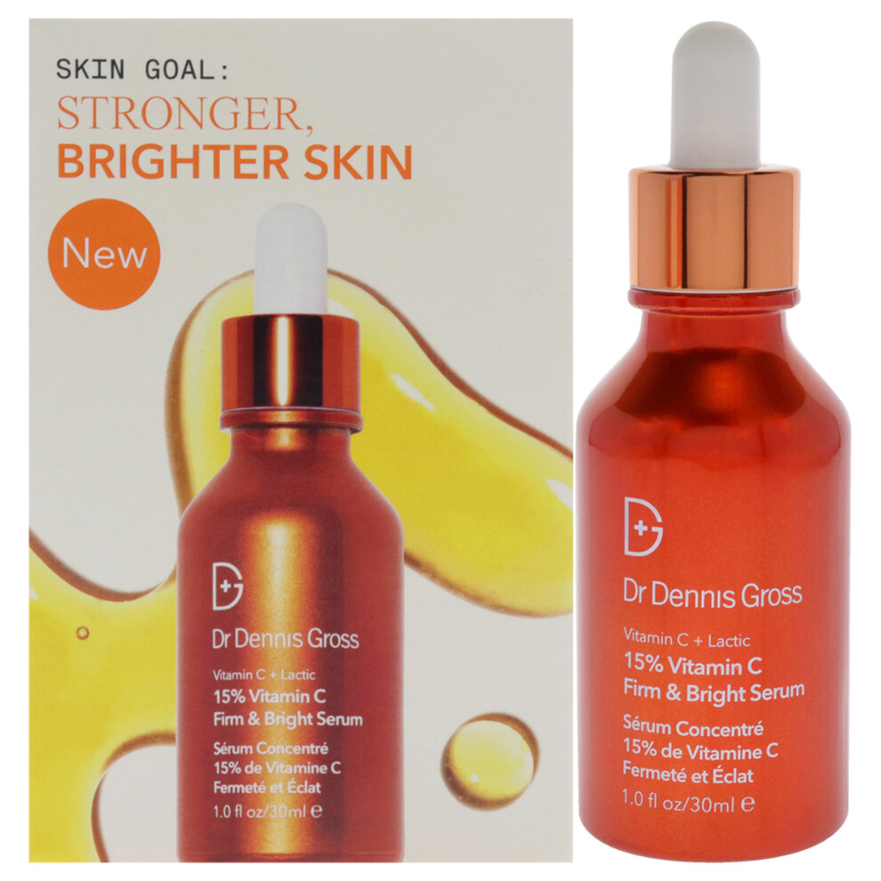 Dr. Dennis Gross Ski Vitamin C Lactic 15 Percent Vitamin C Firm And Bright Serum By Dr. Dennis Gross For Unisex - 1 Oz Serum