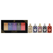 Orientica Collection by Orientica for Unisex - 5 Pc Gift Set 0.25oz Royal Amber EDP Spray, 0.25oz Royal Bleu EDP Spray, 0.25oz Velvet Gold EDP Spray