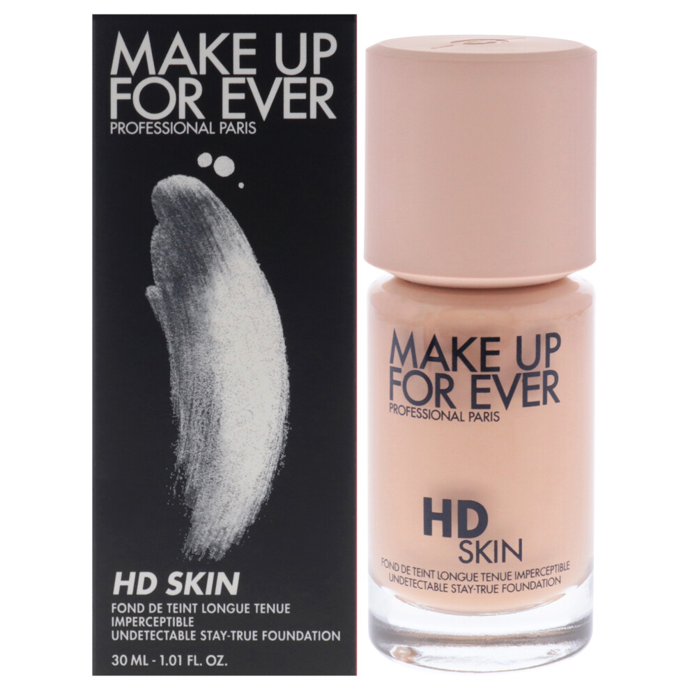 Make Up For Ever Women's Hd Skin Undetectable Stay-True Foundation - 2R24 Cool Nude By For - 1.01 Oz Foundation