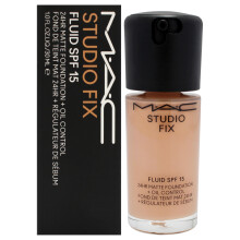 Studio Fix Fluid SPF 15 24Hr Matte Foundation Plus Oil Control NW30 von MAC f r Damen 1 oz Foundation