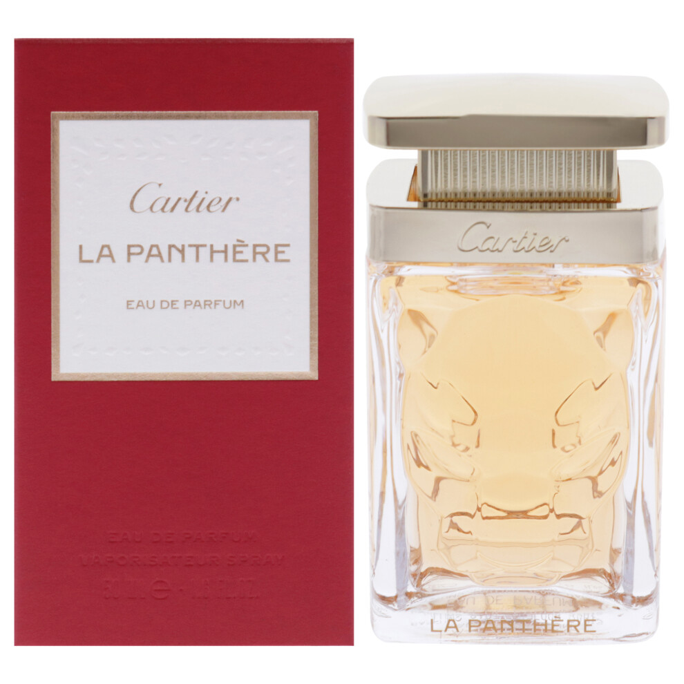 Cartier La Panthere By For Women – 1.6 Oz Edp Spray, Luxurious Chypre Floral With Iconic Panther Bottle