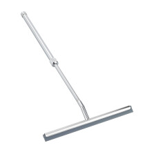 Telescopic Bathroom Squeegee-for Bath and Shower, Stainless steel, Silver Shiny, 3 x 26 x 37-59 cm