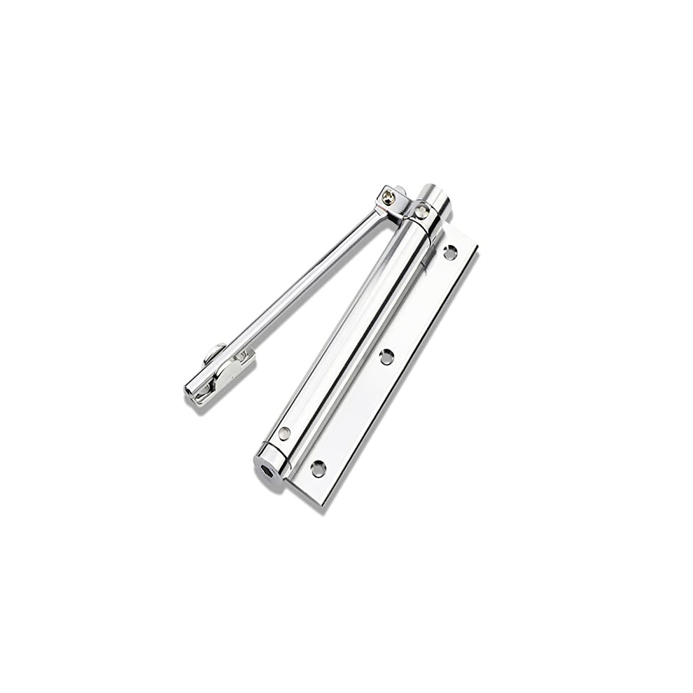 Spring Loaded Door Closer,Gate Hardware,Building Supplies, Surface Mounted,Fire Doors Automatic Door Closer,For Residential And Commercial Use (Silver 735357535287