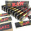 Rigasz Roach and RAW Classic Black King Size Slim [10 Pack + 4 Black Tips] Rolling Papers 9
