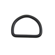1.25" Inner Diameter High Body Black D Rings Buckles D-ring Non-welded For Webbing Strapping Pack of 10