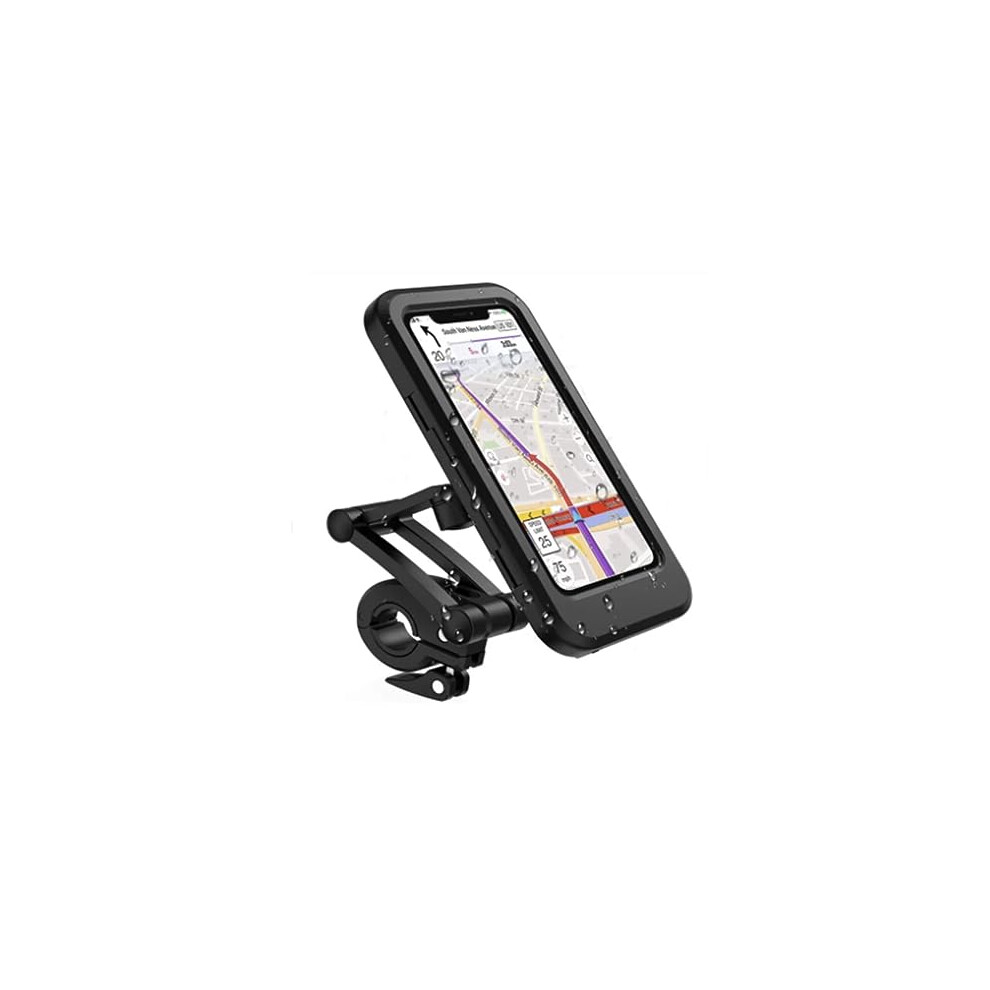 Bike Phone Holder Waterproof - Motorbike Phone Holder 360 Rotation, Cycling Handlebar Bag, Bike Phone Mount For Iphone 14Pro Max/14Pro/14/13/11/X/8 727156592493