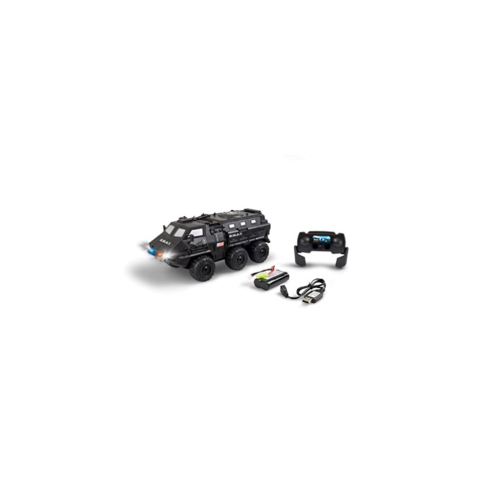 Photos - Parts for Drones & RC models Revell Control 24437 Remote Control Truck "S.W.A.T. Tactical Truck" With Precise 2.4 GHz Control, 6 Wheel Drive, LED Headlights, Su 