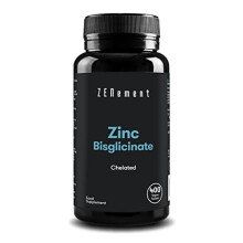 Zinc, 25mg (Bisglycinate), 400 Tablets | Chelated | Antioxidant, Supports The Immune System, Skin, Hair and Eyesight | Vegan | Zenement