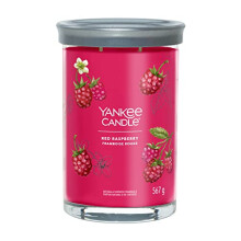 Signature Scented Candle | Red Raspberry Large Tumbler Candle with Double Wicks | Soy Wax Blend Long Burning Candle | Perfect Gifts for Women