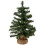 Everlands Mini Tree In Jute Bag 60cm Artificial Christmas Tree 1