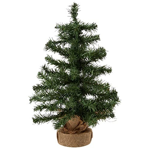 Everlands Mini Tree In Jute Bag 60cm Artificial Christmas Tree