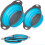 Collapsible Colander,2 Collapsible Colanders Set,Silicone Vegetable/Fruit Flexible strainer,Folding Strainer for Kitchen(Blue) 2