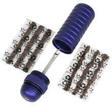 Tubeless Bike Tyre Puncture Repair Plugger Kit - For MTB, Road & XC Bicycle Tyres - Unique Single-Sided Fork, For Rapid Puncture Repair To Fix