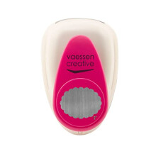Craft Paper Punch Scalloped Oval Motive Puncher, Multi-Colour, Large