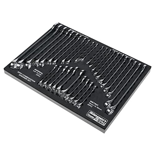 Sealey Siegen 32pc Combination Spanner Set - Metric/Imperial - S01239 1
