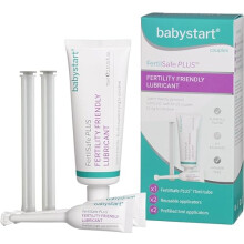 Fertility Lubricant - FertilSafe Plus Lubricating Gel Tube 75ml, x2 Re-Useable Applicator and x2 Prefilled 5ml Personal Lubrification - Natural, Water