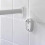 Universal Angle bar, Diameter 2.5 cm, Extra Strong, Chrome/White, 0 x 2.5 x 2.5 cm 7
