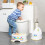 Toilet Training Step Stool, White, One Size 4