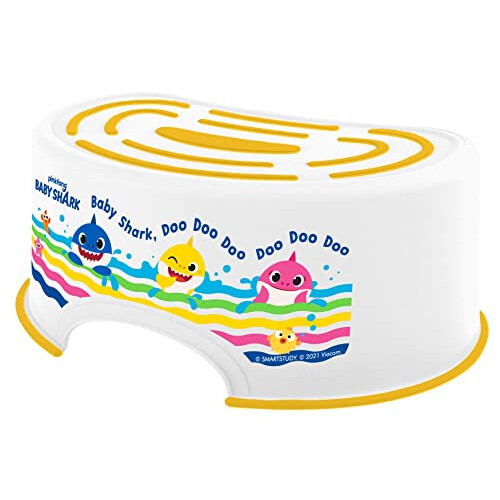 Toilet Training Step Stool, White, One Size