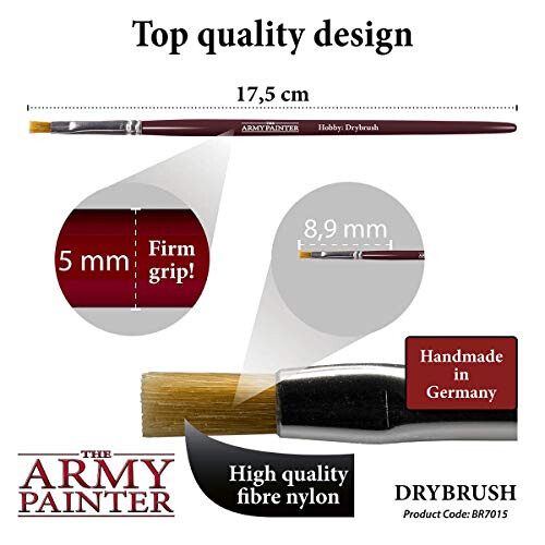 Army Painter Brush: Drybrush - Set με Πινέλα Μοντέλων & Μινιατούρες 2