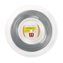 Unisex Poly Pro Tennis Racket String, Silver, 17G UK