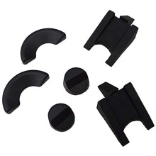 Umpire Solid Rubber Bowling Measuring Wedges 2 Round 2.8 cm 2 Semi Circle 6cm Plus 2 x 6.5 cm x 2 cm x 4 cm Multi Angle Rubber