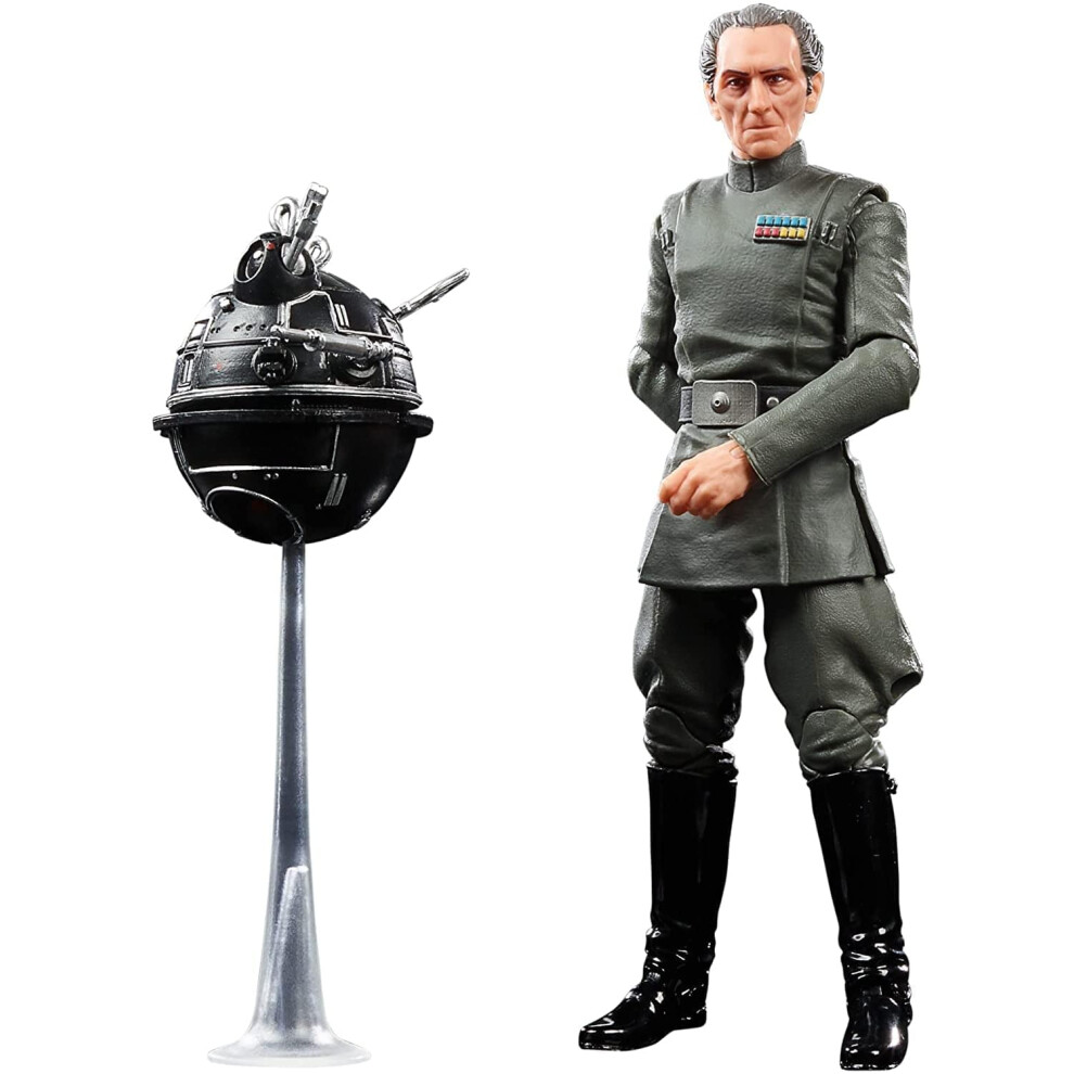 Hasbro Star Wars The Series Archive Grand Moff Tarkin Toy 6-Inch-Scale Star Wars: A New Hope Collectible Action Figure Toy Black