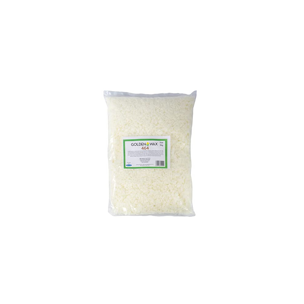 Goldenwax Soy Container Wax 464, 3Kg White