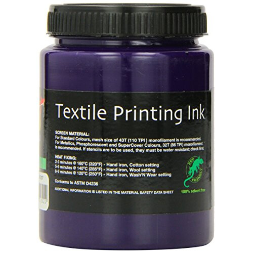 Aqua 300ml Fabric Printing Ink - Purple 1