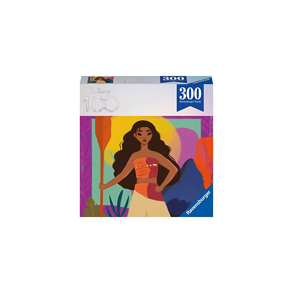 Disney 100th Anniversary Moana Jigsaw Puzzles for Adults and Kids Age 8 Years Up - 300 Pieces