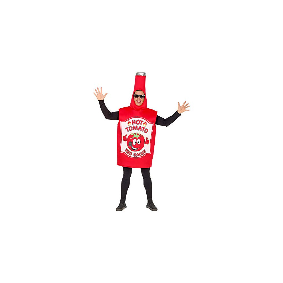 Photos - Fancy Dress Widmann Costume Unisex Ketchup Adult Outfit One Size Regular Not,Specified