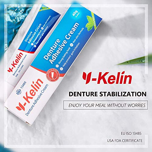 Denture Adhesive Cream 40gr /1.4oz, 4 pack 1