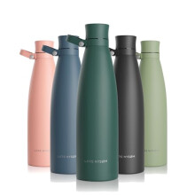 Bottiglia d'Acqua Isolata in Acciaio Inossidabile LARS NYSM 25oz 34oz | Thermo Flask per Bevande Calde e Fredde