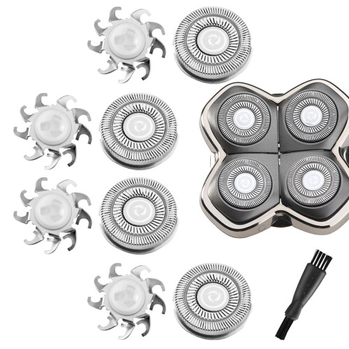 4pcs Head Shaver Replacement Blades for Skull Shaver 4 Head Replacement Blades