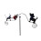 BWA Wind Spinner Windmill Garden Stake - Mouse, Cat and Dog 1
