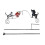 BWA Wind Spinner Windmill Garden Stake - Mouse, Cat and Dog 4