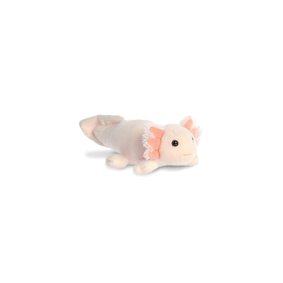 Aurora, 31861, Mini Flopsie Axel Axolotl, 8In, Eco-friendly soft toy, Pink