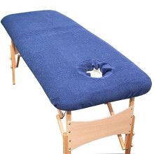 Luxury Beauty Massage Bed Cover, Massage Couch Cover, Fitted Plinth Cover with Elasticated Fit and Face Hole