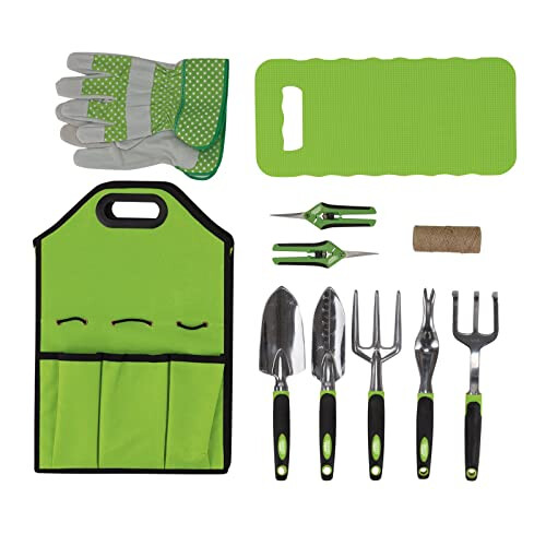 Draper 08998 Aluminium Garden Tool Set with Storage Bag (11 Piece) 1