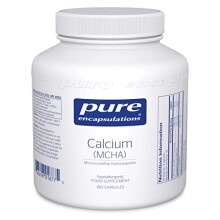 - Calcium MCHA - Hypoallergenic Supplement for Bone Support - 180 Capsules