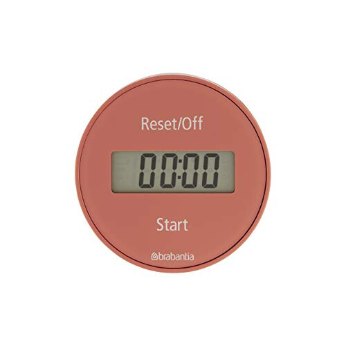 Brabantia 121982 Tasty+ Magnetic Kitchen Timer, Terracotta Pink