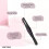 Beter Black Coated Steel Straight Tip Tweezers 3