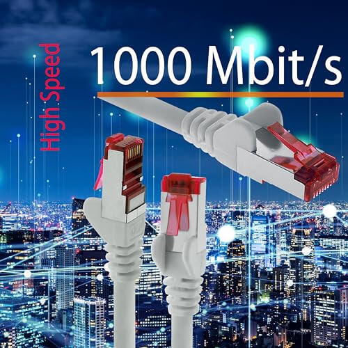 10m Cat6 Lan Cable Patch Network Cat 6 1000 Mbit/s RJ45 Plug