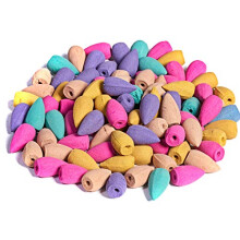 100 PCS Incense Cones, Backflow Incense Cones for Incense Holder & Incense Burner | 10 Mixed Natural Scents for Incense Waterfall Burner | Incense