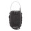 Amazon 4-Digit Retractable Cable Electronic Lock, 1-Pack -Black 1